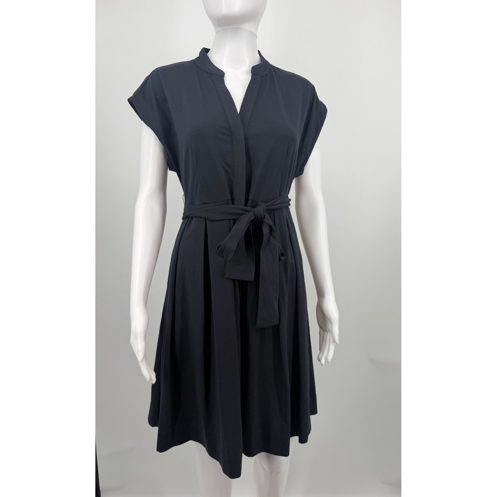41 Hawthorne Black Marina Sleeveless Pleated Dress